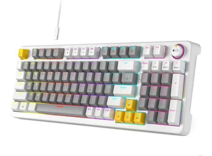 Teclado Mecánico AK96 96% RGB + Smart Display + Perilla | Nuevo